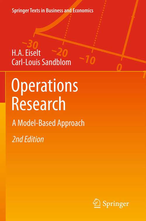 Book cover of Operations Research: A Model-Based Approach