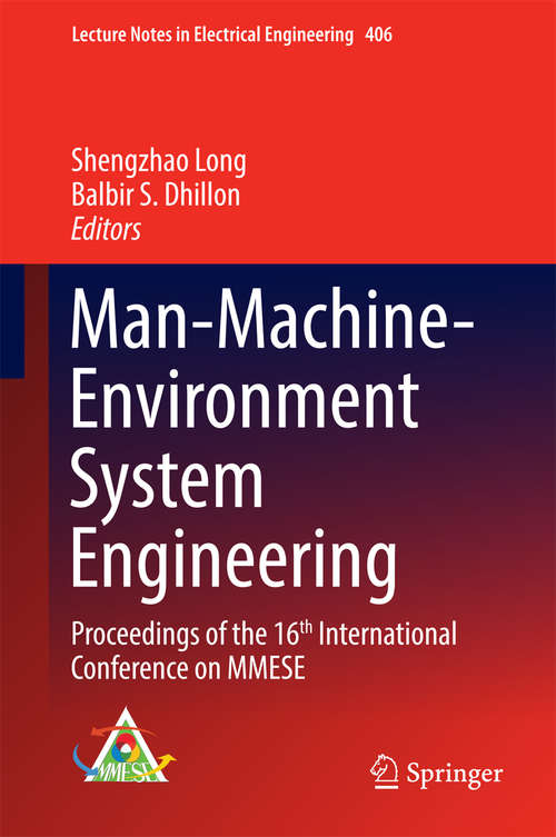 Book cover of Man-Machine-Environment System Engineering