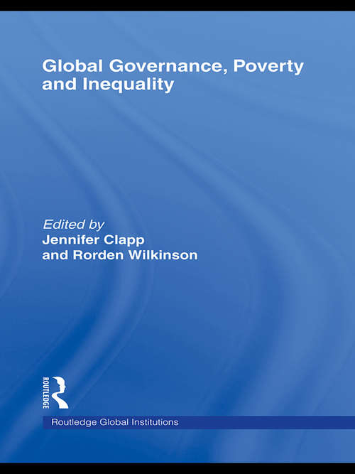 Book cover of Global Governance, Poverty and Inequality (Global Institutions)