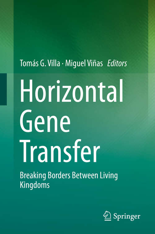 Book cover of Horizontal Gene Transfer: Breaking Borders Between Living Kingdoms (1st ed. 2019)