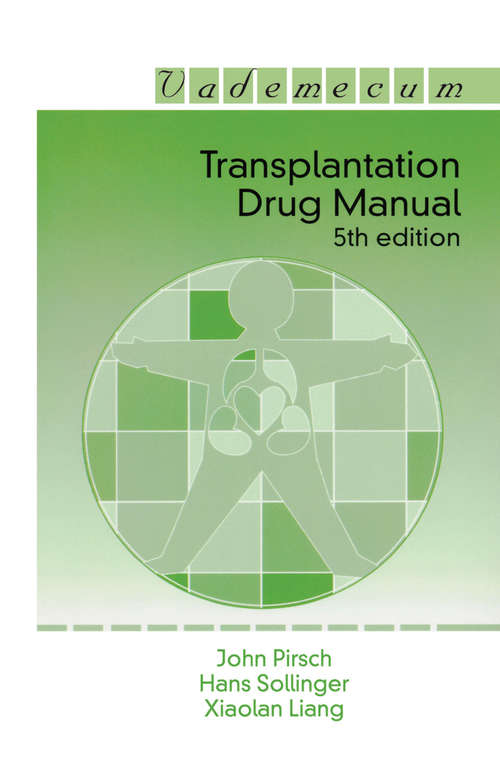 Book cover of Transplantation Drug Manual