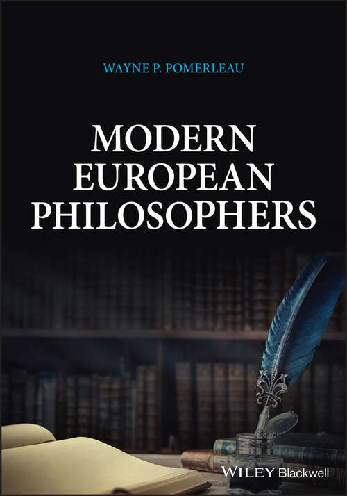 Book cover of Modern European Philosophers