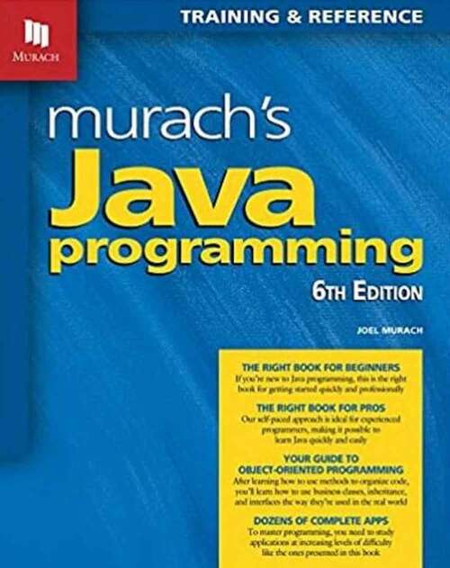 Book cover of Murach's Java Programming (Sixth Edition)