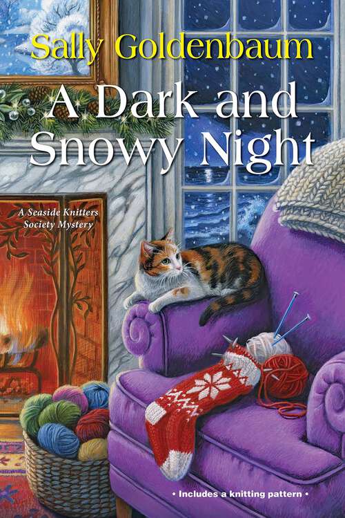 Book cover of A Dark and Snowy Night (Seaside Knitters Society #5)