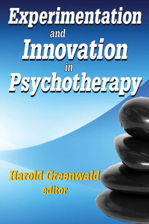 Book cover of Experimentation and Innovation in Psychotherapy