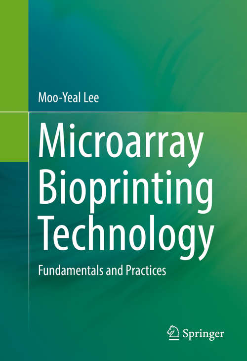 Book cover of Microarray Bioprinting Technology