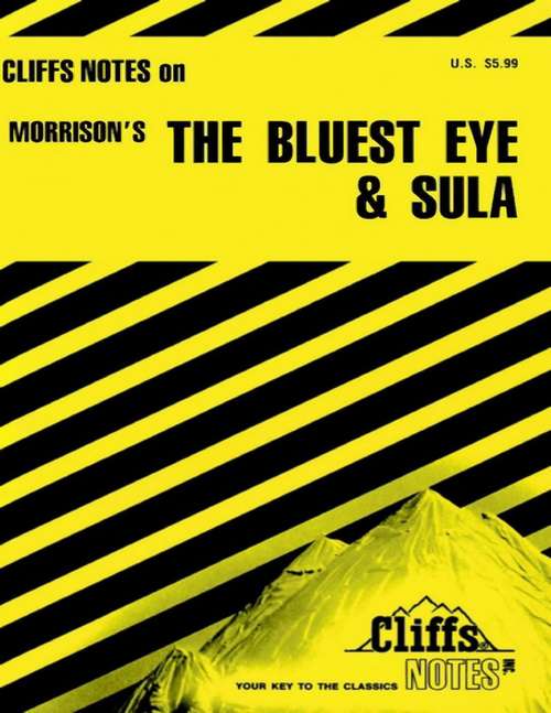 Book cover of CliffsNotes on Morrison's The Bluest Eye & Sula