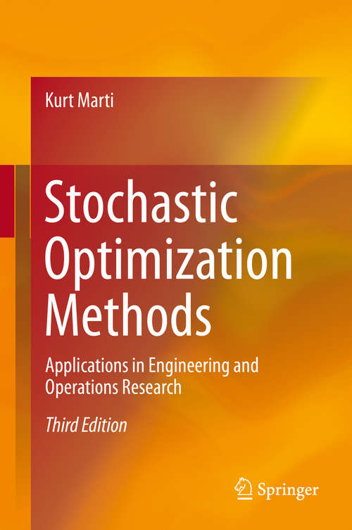 Book cover of Stochastic Optimization Methods