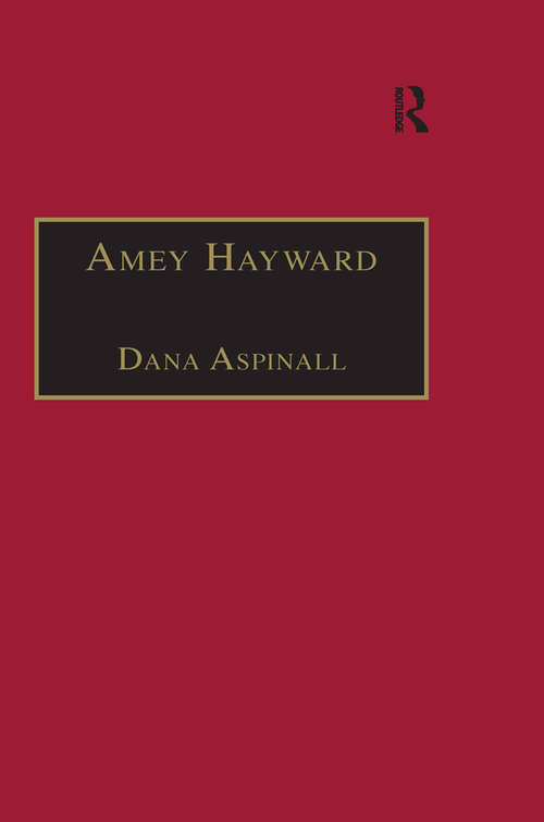 Book cover of Amey Hayward: Printed Writings 1641–1700: Series II, Part Two, Volume 4 (The Early Modern Englishwoman: A Facsimile Library of Essential Works & Printed Writings, 1641-1700: Series II, Part Two: Pt. 2)