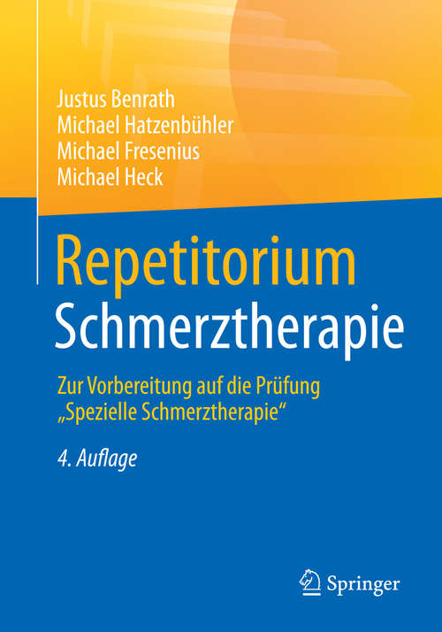 Book cover of Repetitorium Schmerztherapie