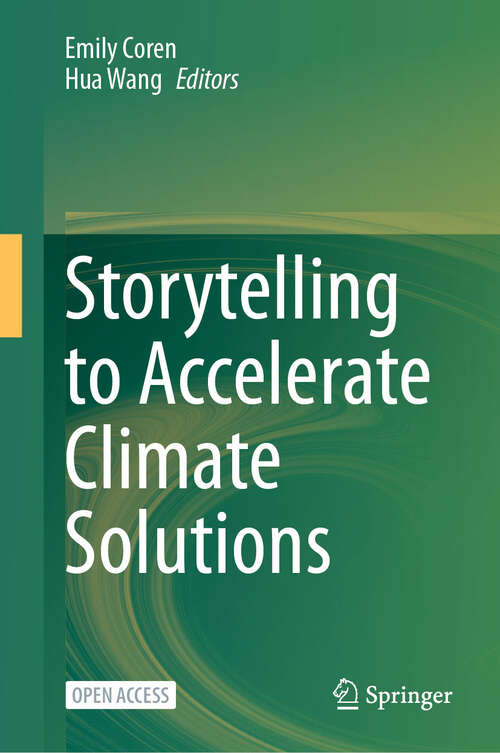 Book cover of Storytelling to Accelerate Climate Solutions (2024)