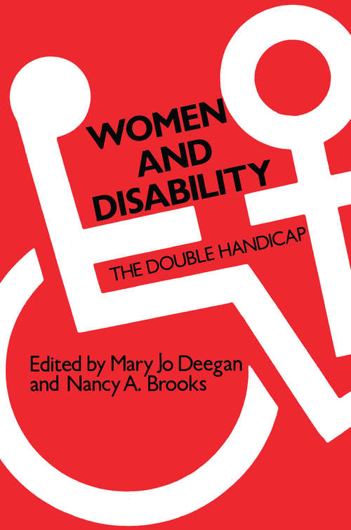 Book cover of Women and Disability: The Double Handicap