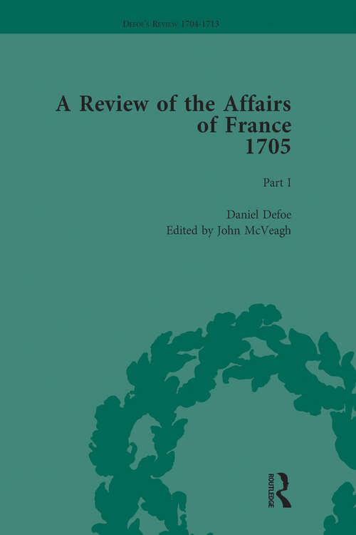 Book cover of Defoe's Review 1704-13, Volume 2 (Defoe's Review 1704–13)