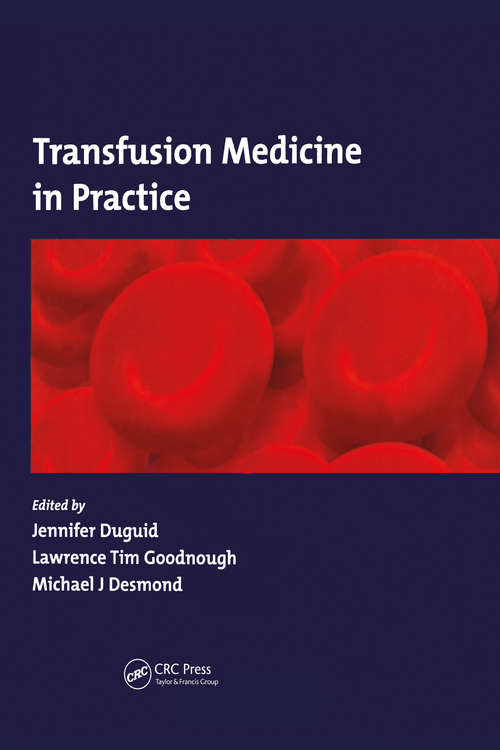 Book cover of Transfusion Medicine in Practice