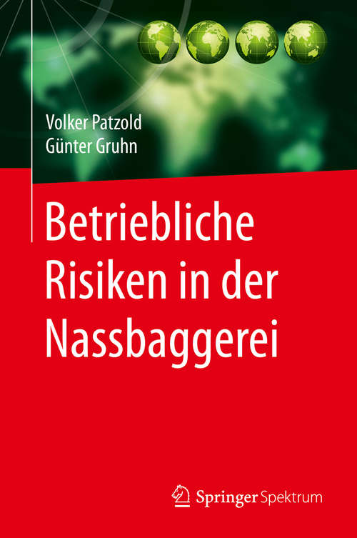 Book cover of Betriebliche Risiken in der Nassbaggerei