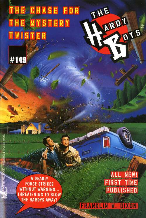 Book cover of The Chase for the Mystery Twister (Hardy Boys #149)