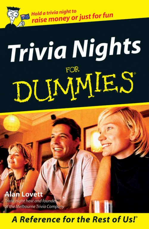 Book cover of Trivia Nights For Dummies (Australian Edition) (For Dummies Ser.)