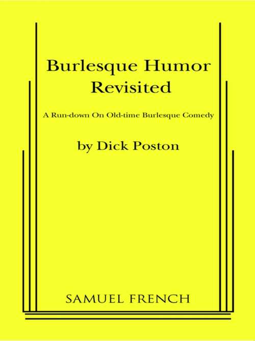 Book cover of Burlesque Humor Revisited