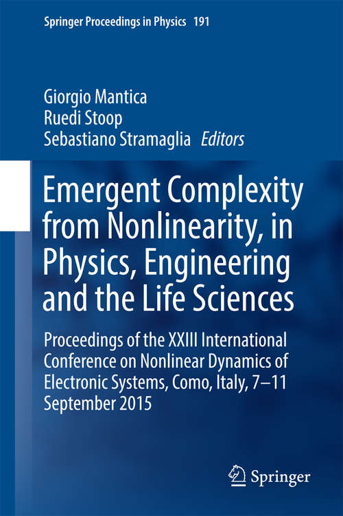 Book cover of Emergent Complexity from Nonlinearity, in Physics, Engineering and the Life Sciences