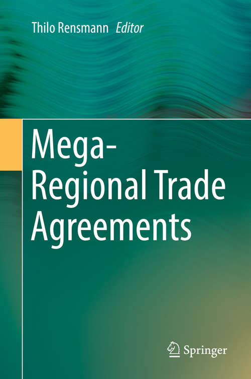 Book cover of Mega-Regional Trade Agreements