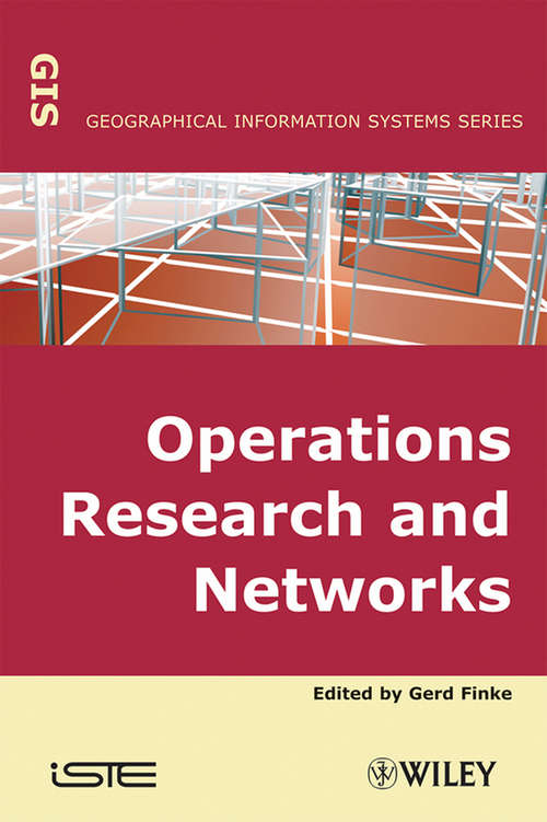 Book cover of Operational Research and Networks (Wiley-iste Ser.)