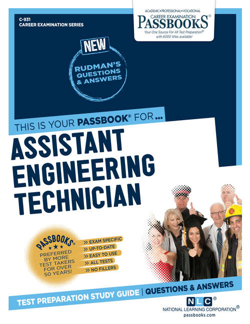 Book cover of Assistant Engineering Technician: Passbooks Study Guide (Career Examination Series)