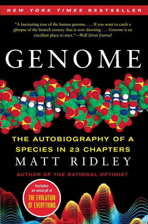 Book cover of Genome: The Autobiography of a Species in 23 Chapters (P. S. Series)