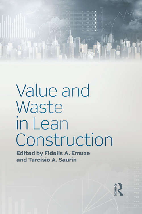 Book cover of Value and Waste in Lean Construction