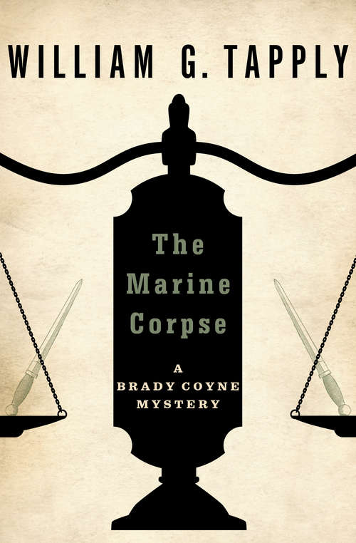 Book cover of The Marine Corpse (The Brady Coyne Mysteries #4)