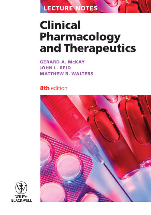 Book cover of Lecture Notes: Clinical Pharmacology and Therapeutics (8) (Lecture Notes #63)