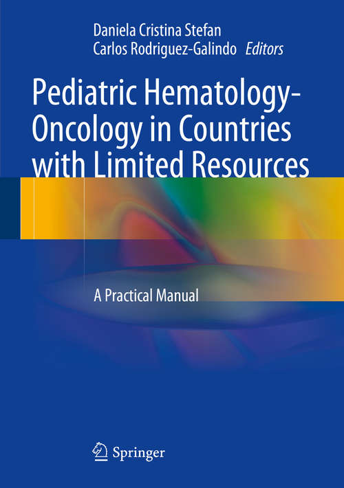 Book cover of Pediatric Hematology-Oncology in Countries with Limited Resources