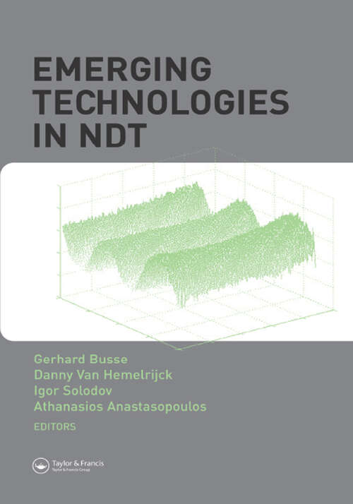 Book cover of Emerging Technologies in NDT (1)