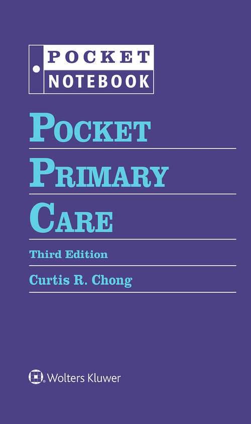 Book cover of Pocket Primary Care (Pocket Notebook Series)