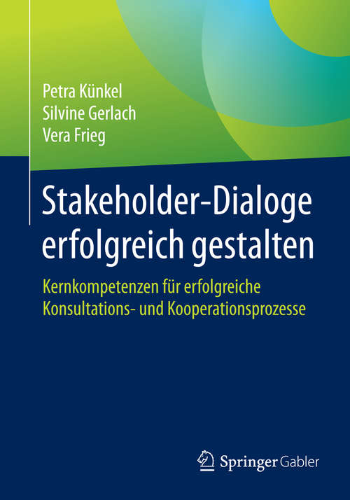 Book cover of Stakeholder-Dialoge erfolgreich gestalten