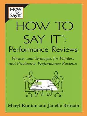 Book cover of How To Say It Performance Reviews