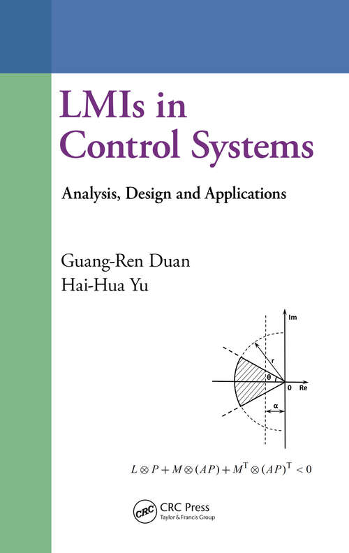 Book cover of LMIs in Control Systems: Analysis, Design and Applications (1)