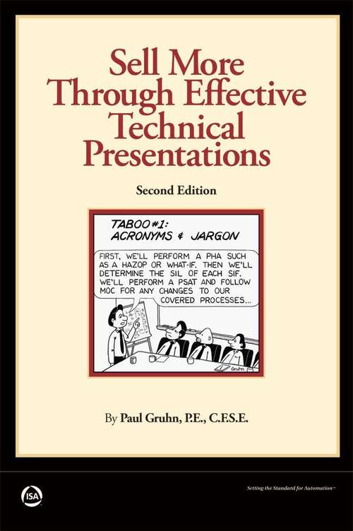 Book cover of Sell More Through Effective Technical Presentations (2nd Edition)