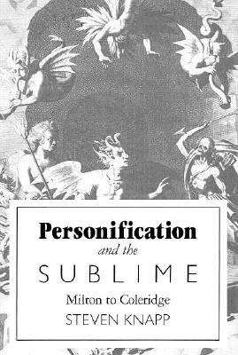 Book cover of Personification and the Sublime: Milton to Coleridge