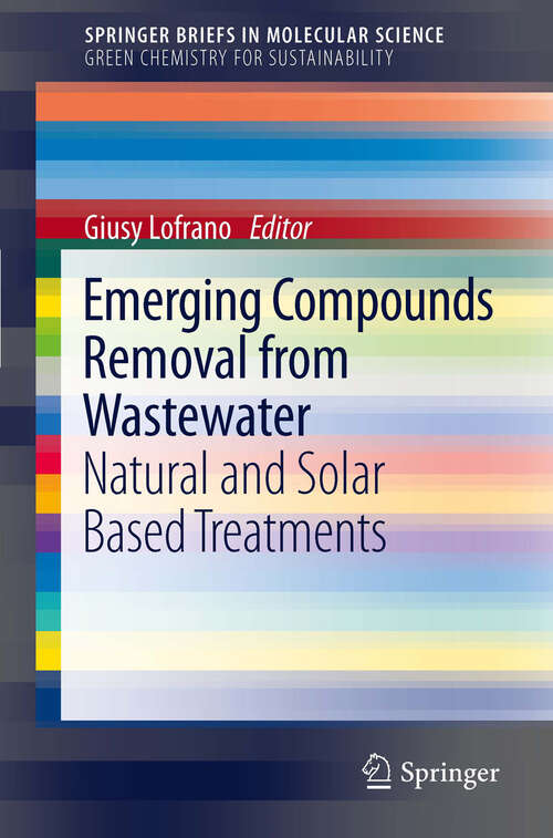 Book cover of Emerging Compounds Removal from Wastewater