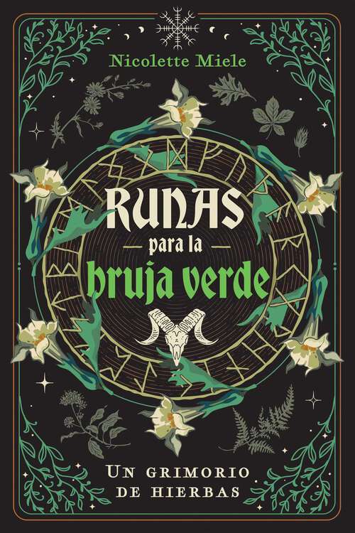 Book cover of Runas para la bruja verde: Un grimorio de hierbas