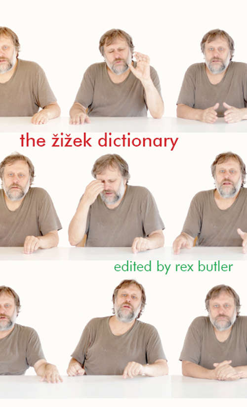 Book cover of The Žižek Dictionary