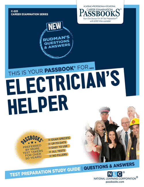 Book cover of Electrician's Helper: Passbooks Study Guide (Career Examination Series: C-225)