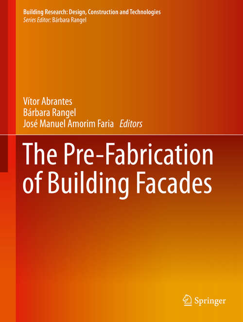 Book cover of The Pre-Fabrication of Building Facades