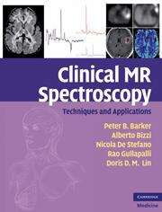 Book cover of Clinical MR Spectroscopy