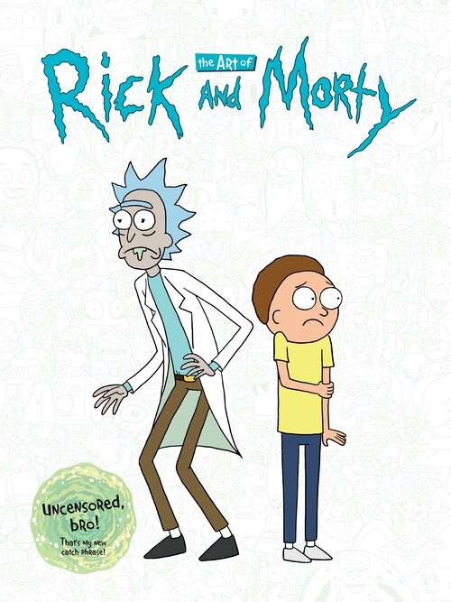 Book cover of The Art of Rick and Morty