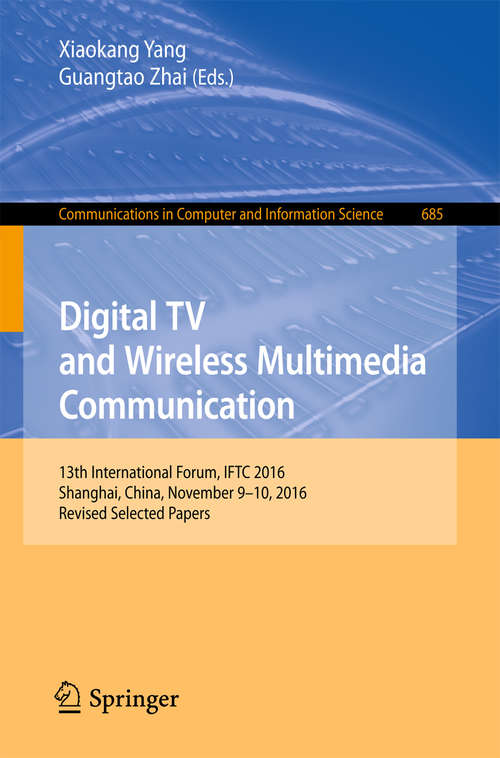 Book cover of Digital TV and Wireless Multimedia Communication