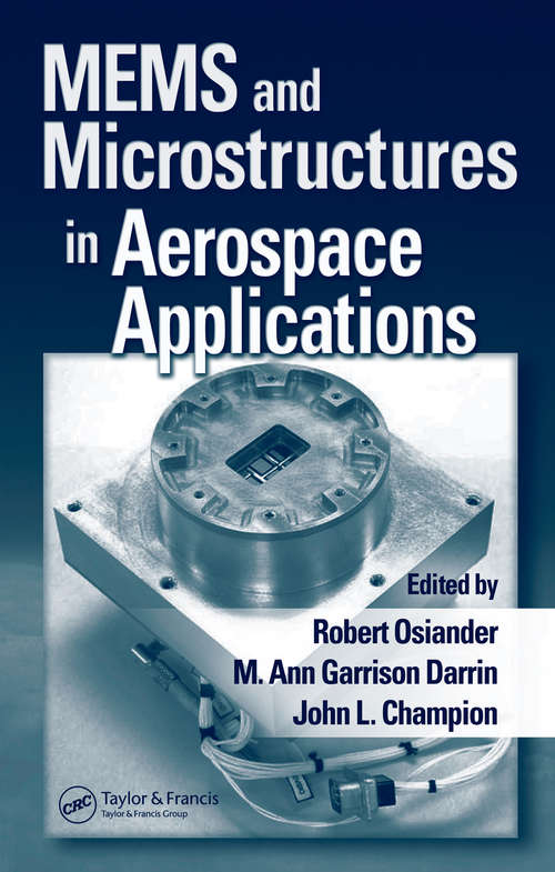 Book cover of MEMS and Microstructures in Aerospace Applications (1)