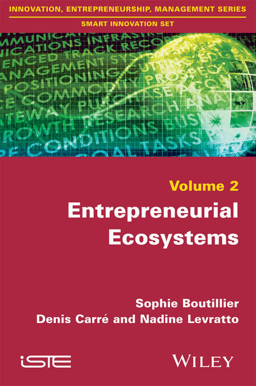 Book cover of Entrepreneurial Ecosystems