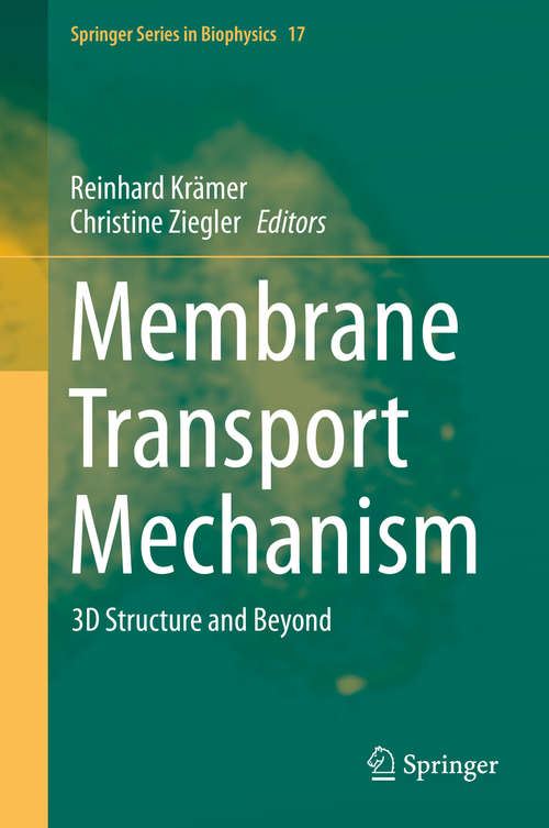 Book cover of Membrane Transport Mechanism