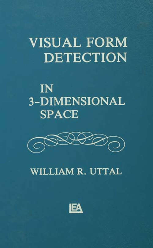 Book cover of Visual Form Detection in Three-dimensional Space (Distinguished Lecture Series)